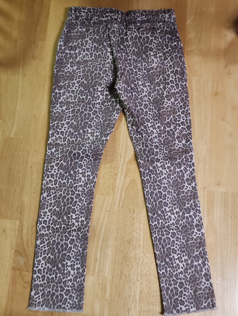 The Children's Place Girls Leopard Print Distressed Skinny Jeans Size 16 NWOT - Picture 3 of 9